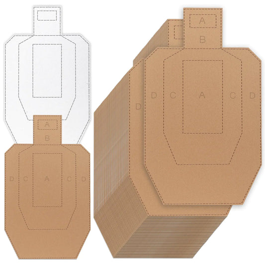 USPSA 30x18in Cardboard Targets (50 Pcs)